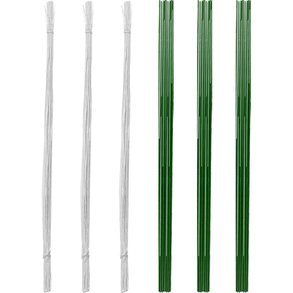 Wedding Decoration Supply - 200Pcs Floral Rods Paper Flower Stems