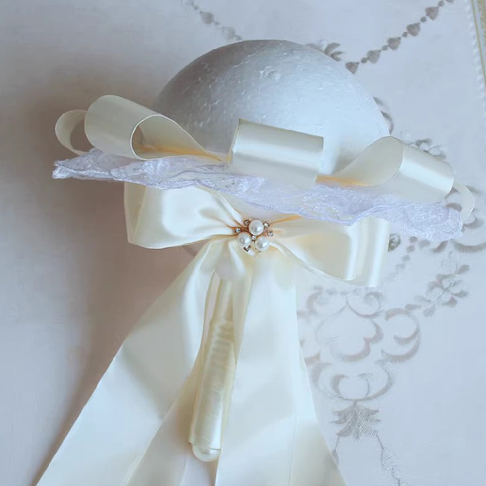 Wedding Floral Supply - 4Pcs Foam Hemisphere Semi-Circle White Polystyrene