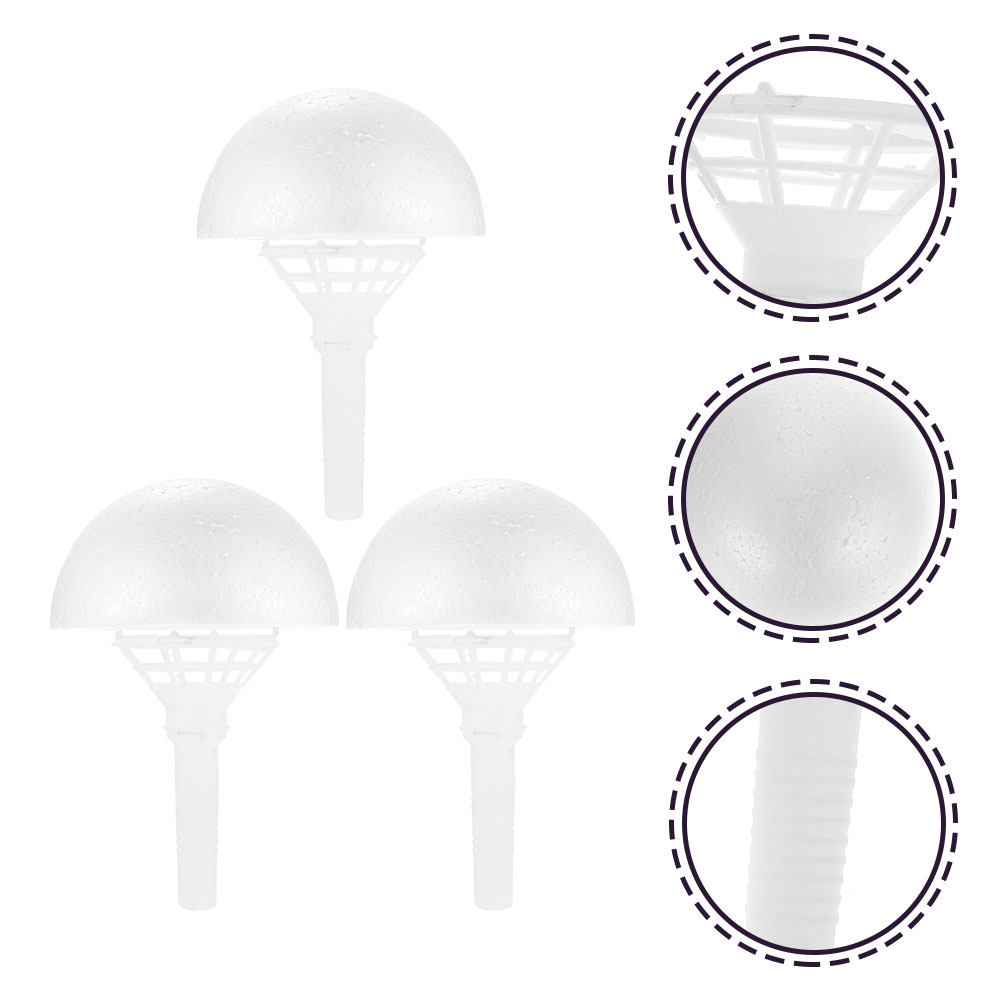 Wedding Floral Supply - 3Sets Wedding Bouquet Holders Foam Floral