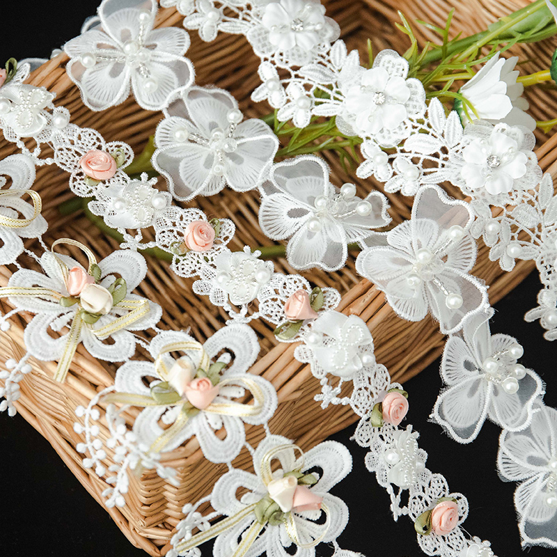 Wedding Water Supply - Lace For Crafts 3D Flower Embroidery