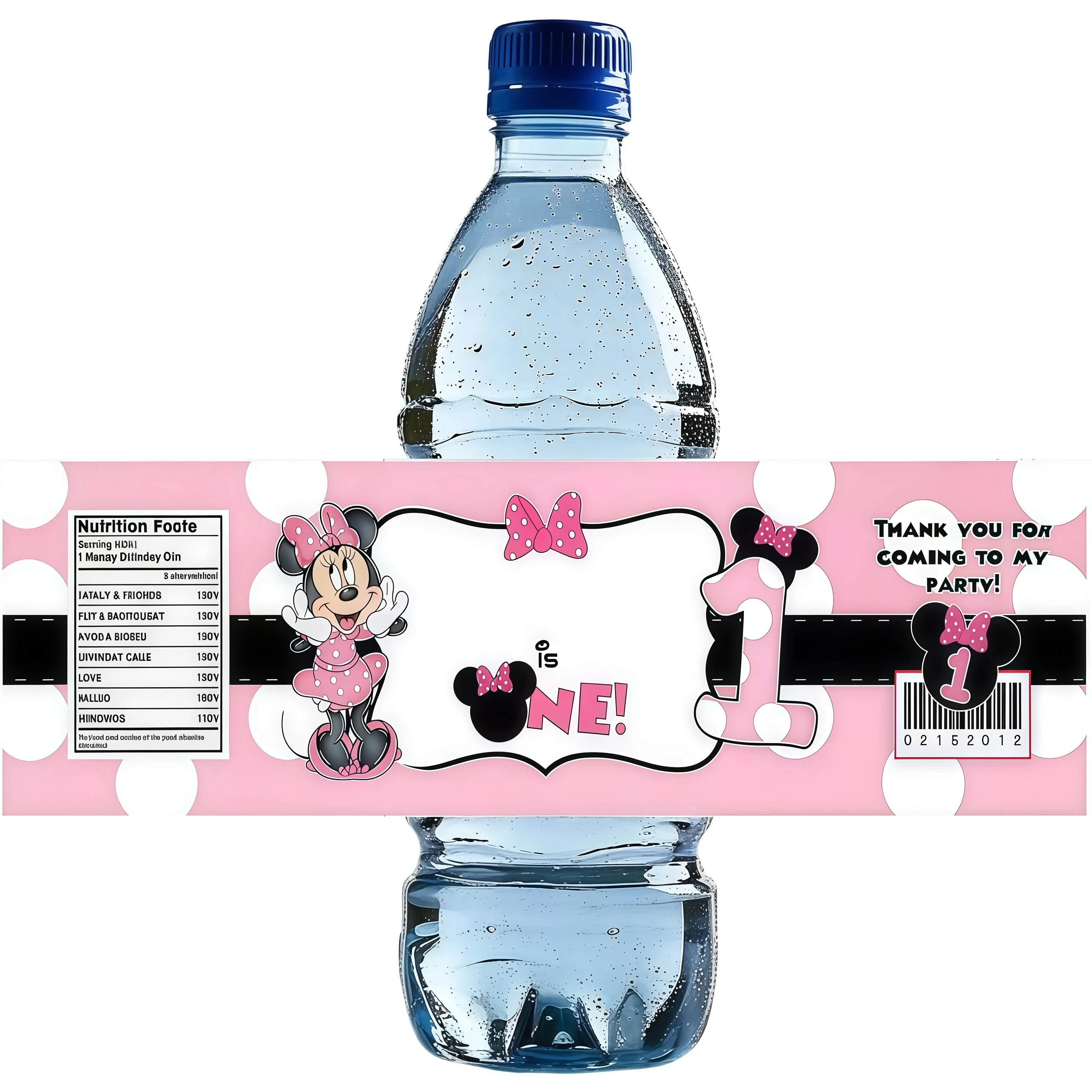 Minnie Party Supplies Bottle L - مراجعة Wedding Water Supply وسعره