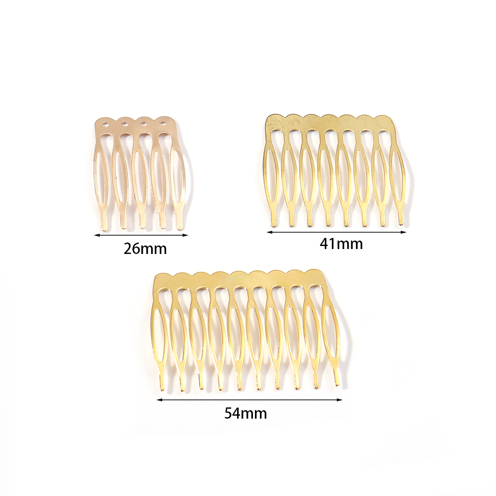 10pcs 5 8 10 Teeth Metal Hair  - مراجعة Wedding Decoration Supply وسعره