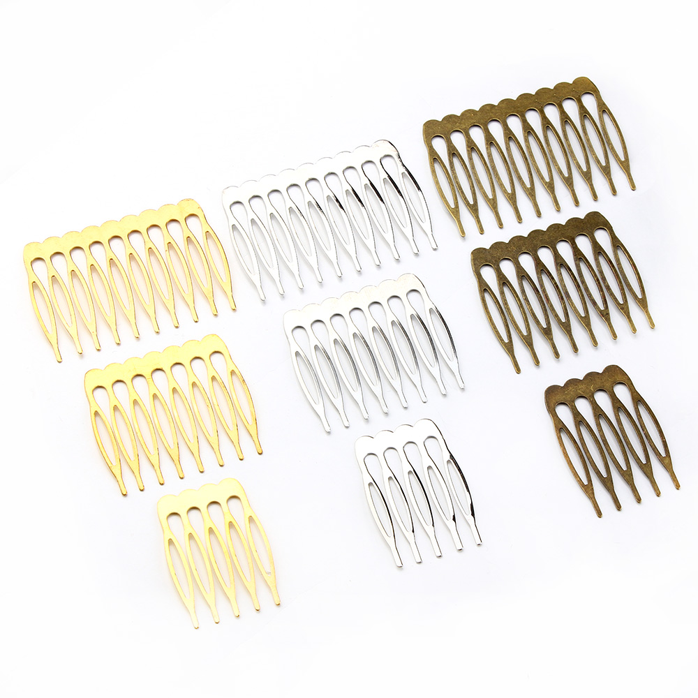 10pcs 5 8 10 Teeth Metal Hair  - مراجعة Wedding Decoration Supply وسعره