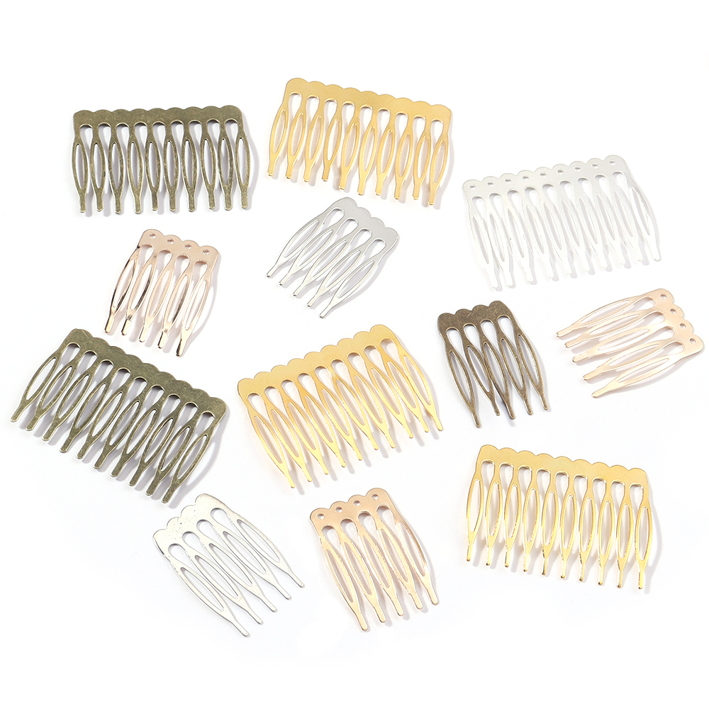 10pcs 5 8 10 Teeth Metal Hair  - مراجعة Wedding Decoration Supply وسعره