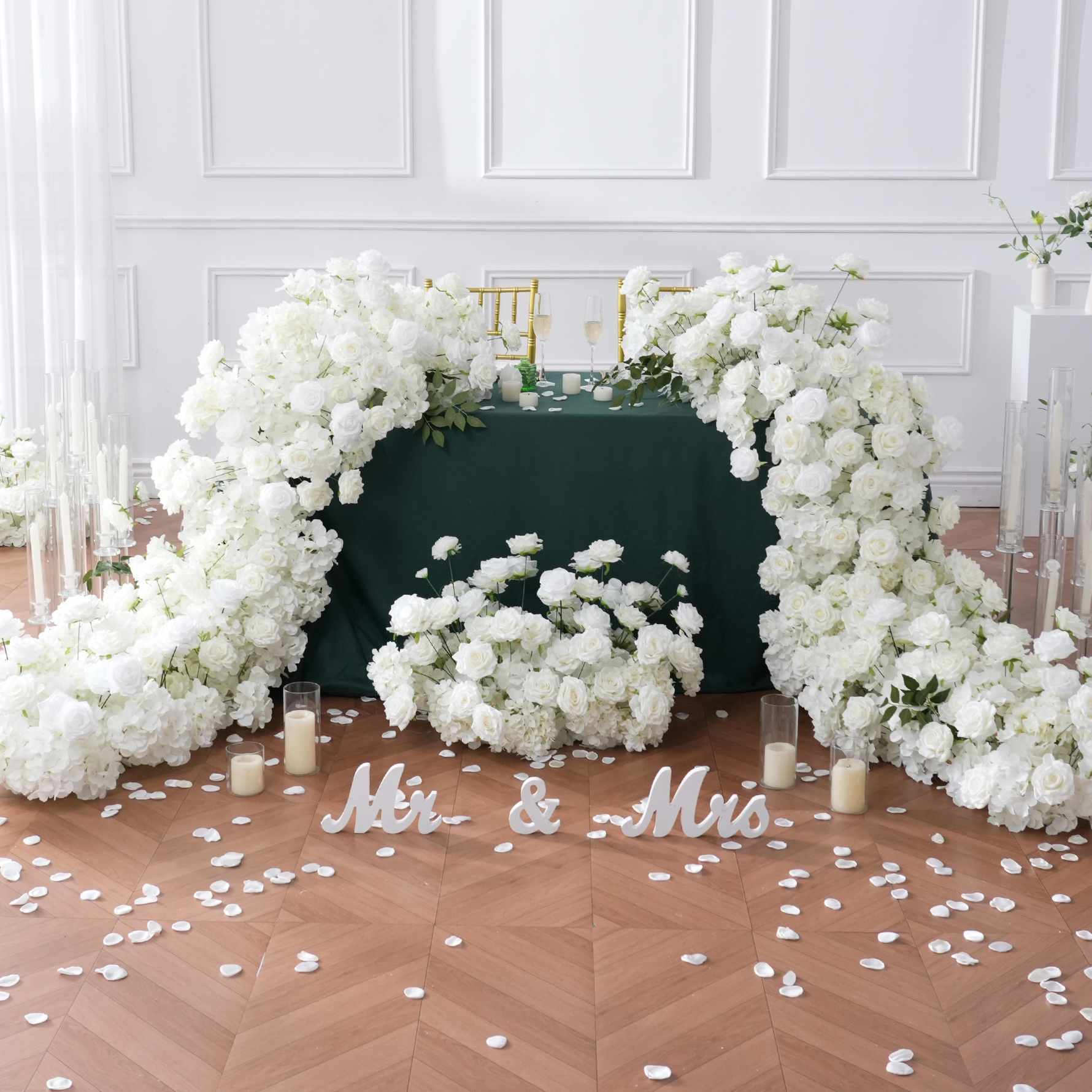 Angela A8147 White Rose Hydran - مراجعة Aisle Runner White وسعره