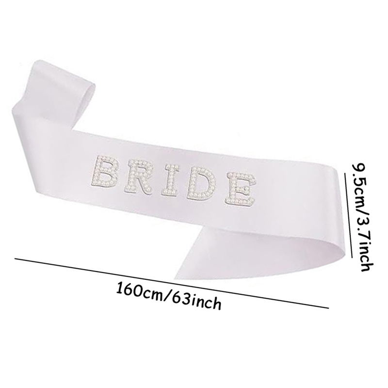 1pc 2025 Bride To Be Shoulder  - مراجعة Wedding Water Supply وسعره
