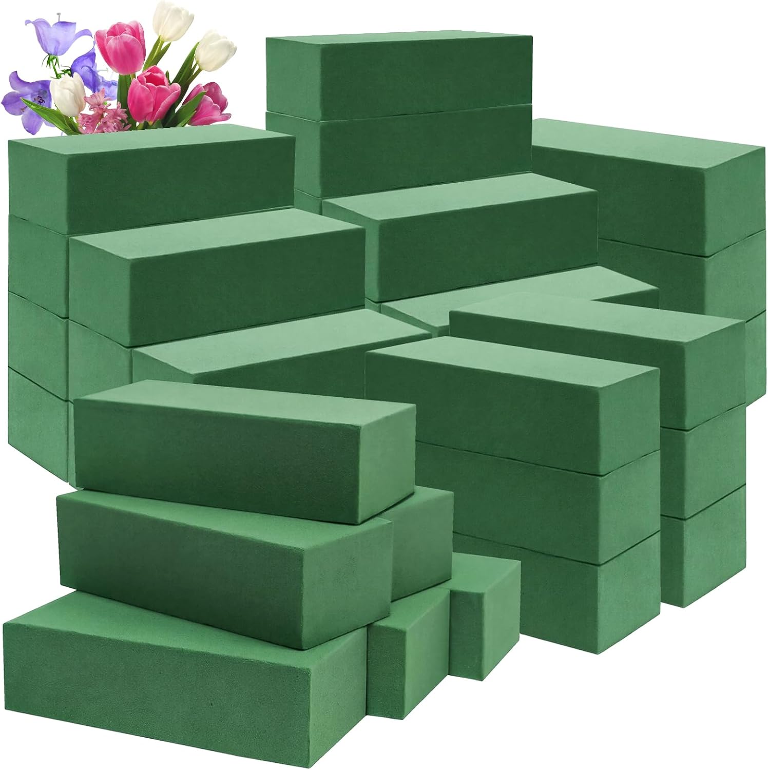 72 Pcs Floral Foam Blocks, Gre - مراجعة Wedding Floral Supply وسعره