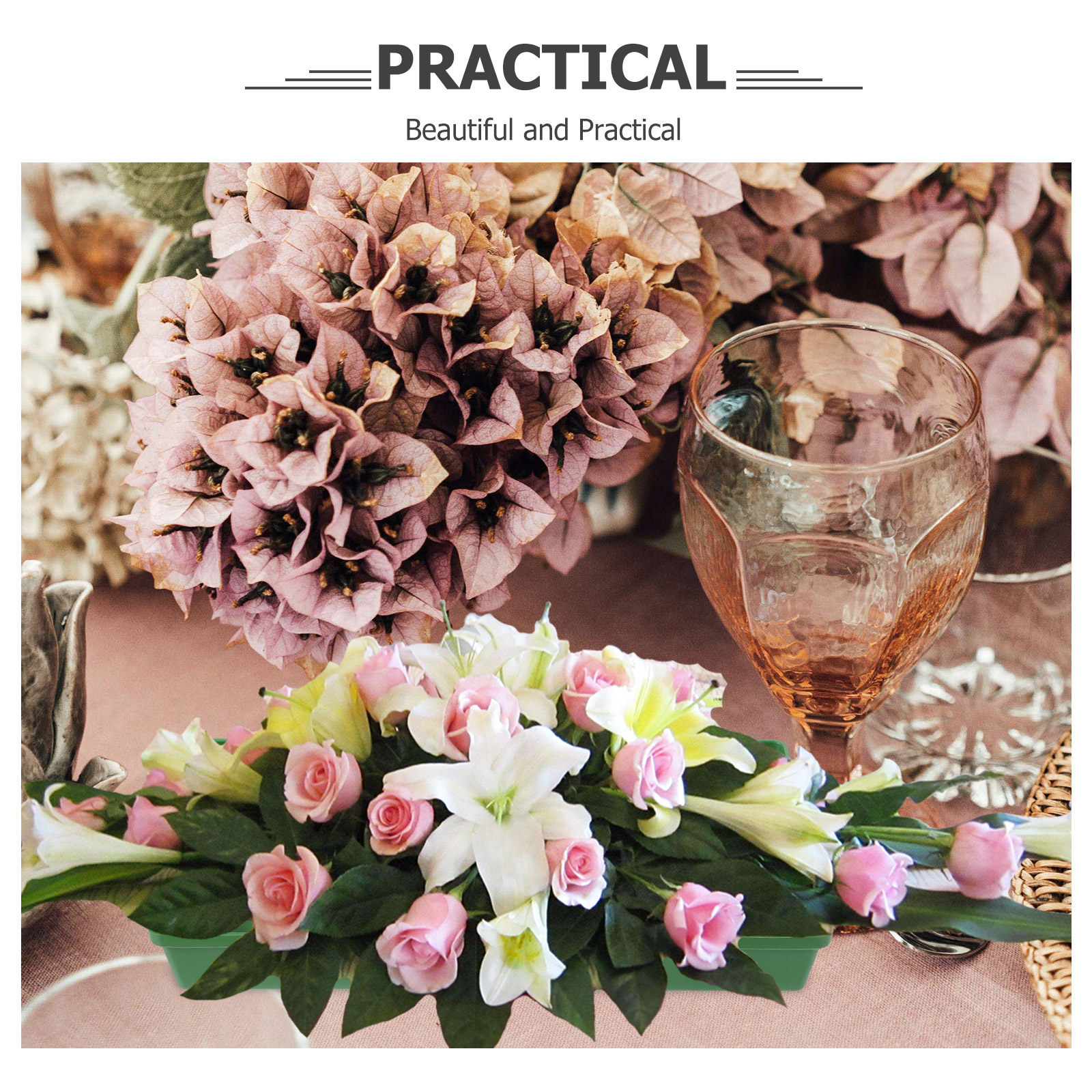 10Pcs Floral Mud Fixator Foam  - مراجعة Wedding Floral Supply وسعره