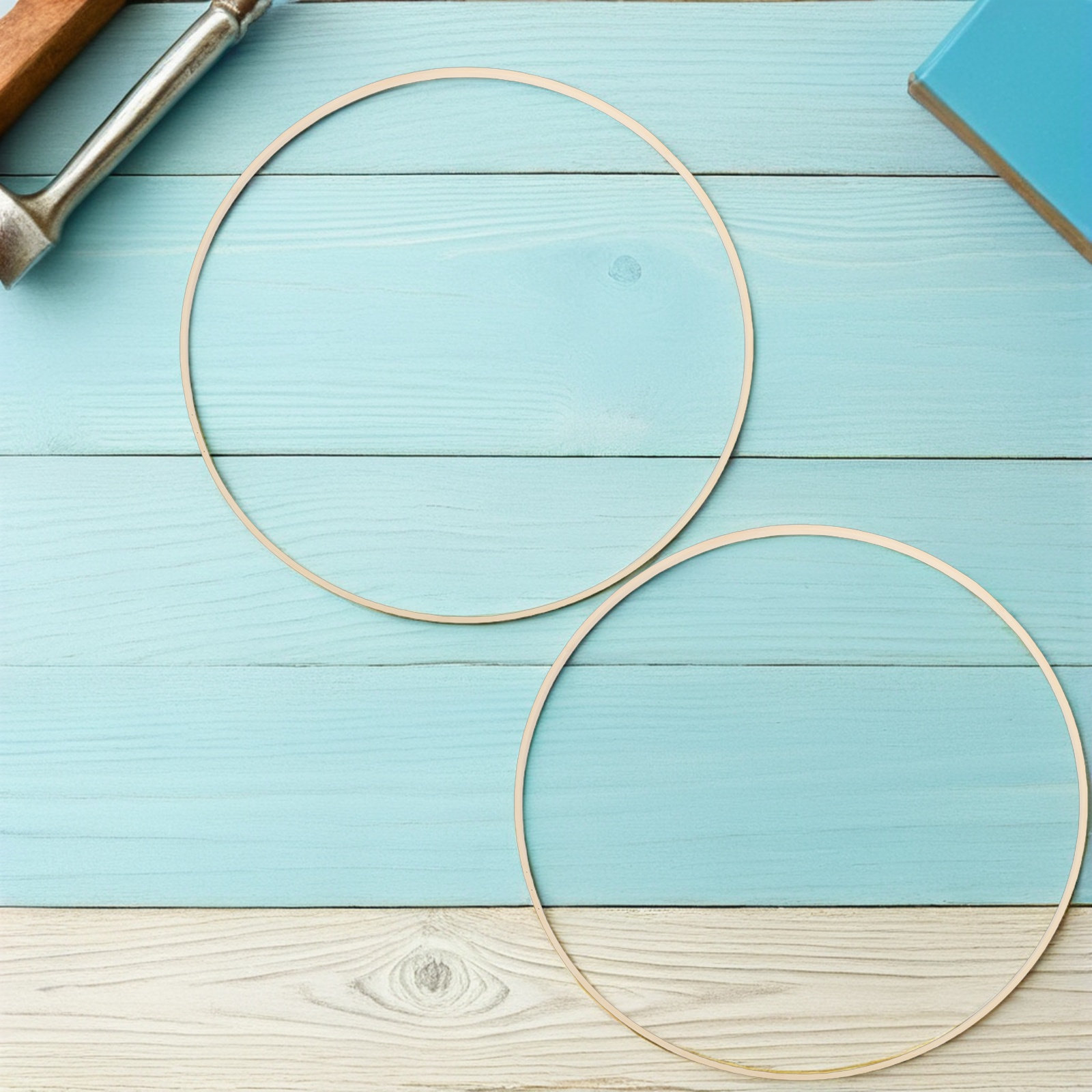 10Pcs Bamboo Floral Hoops Rust - مراجعة Wedding Floral Supply وسعره