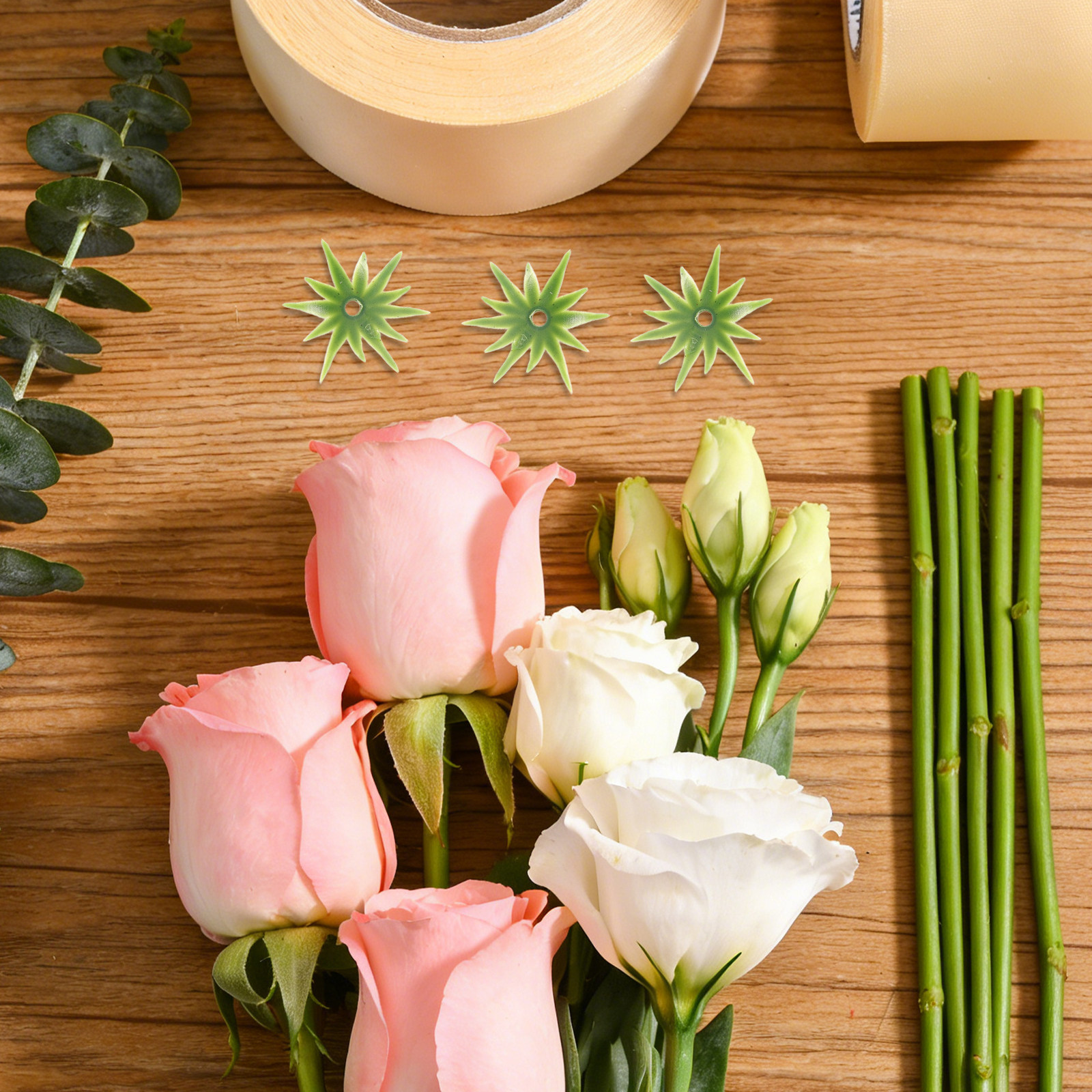 40Pcs Artificial Flower Calyxe - مراجعة Wedding Floral Supply وسعره