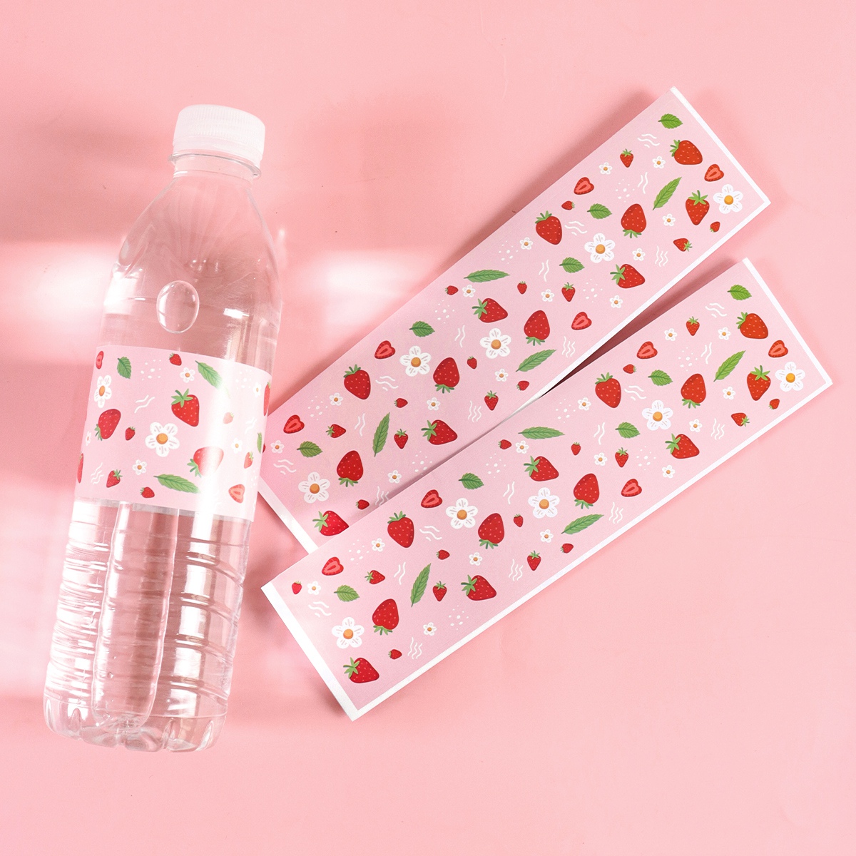 10pcs Strawberry Water Bottle  - مراجعة Wedding Water Supply وسعره