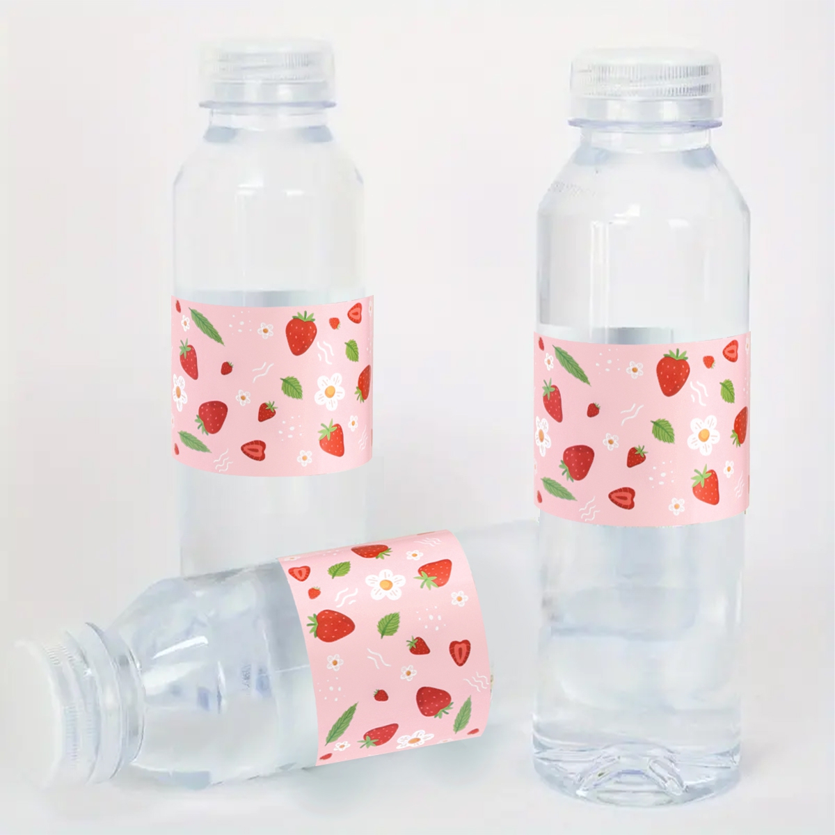 10pcs Strawberry Water Bottle  - مراجعة Wedding Water Supply وسعره