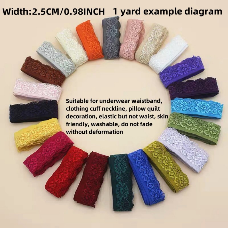 1/2/5 Yard 2.5cm Wide Cotton S - مراجعة Wedding Water Supply وسعره