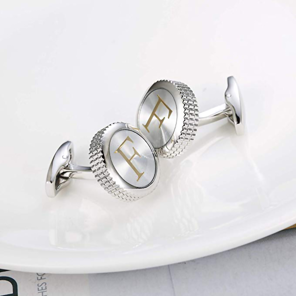 Round 26 Letters A-Z Cufflinks - مراجعة Wedding Z وسعره
