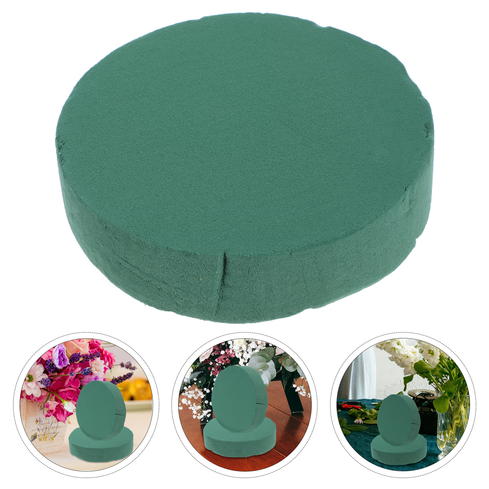 2Pcs Round Wet Floral Foam Blo - مراجعة Wedding Floral Supply وسعره