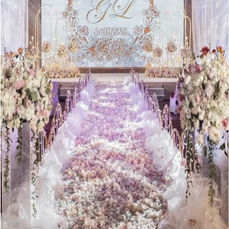 Elegant White Wedding Decorati - مراجعة Aisle Runner White وسعره