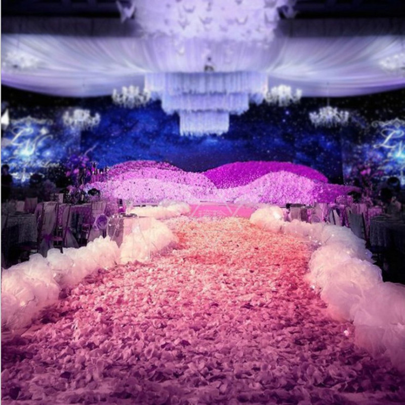 Elegant White Wedding Decorati - مراجعة Aisle Runner White وسعره