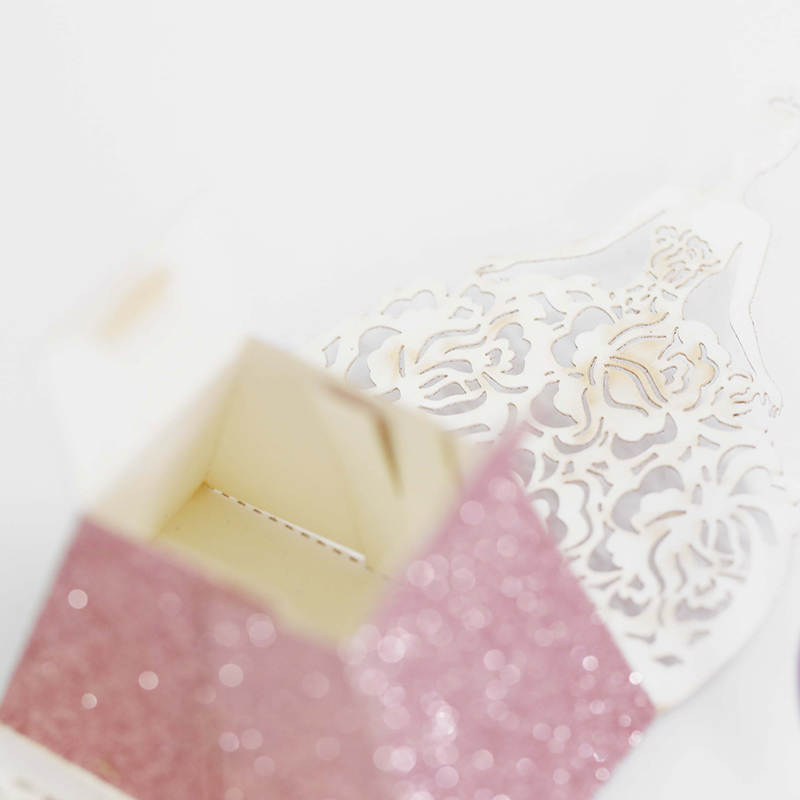 10Pcs/set Bride Flower Dresses - مراجعة Wedding Favor Box وسعره