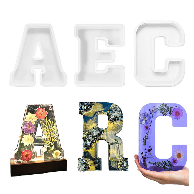 1pc A-Z Letter Silicone Molds  - مراجعة Wedding Z وسعره