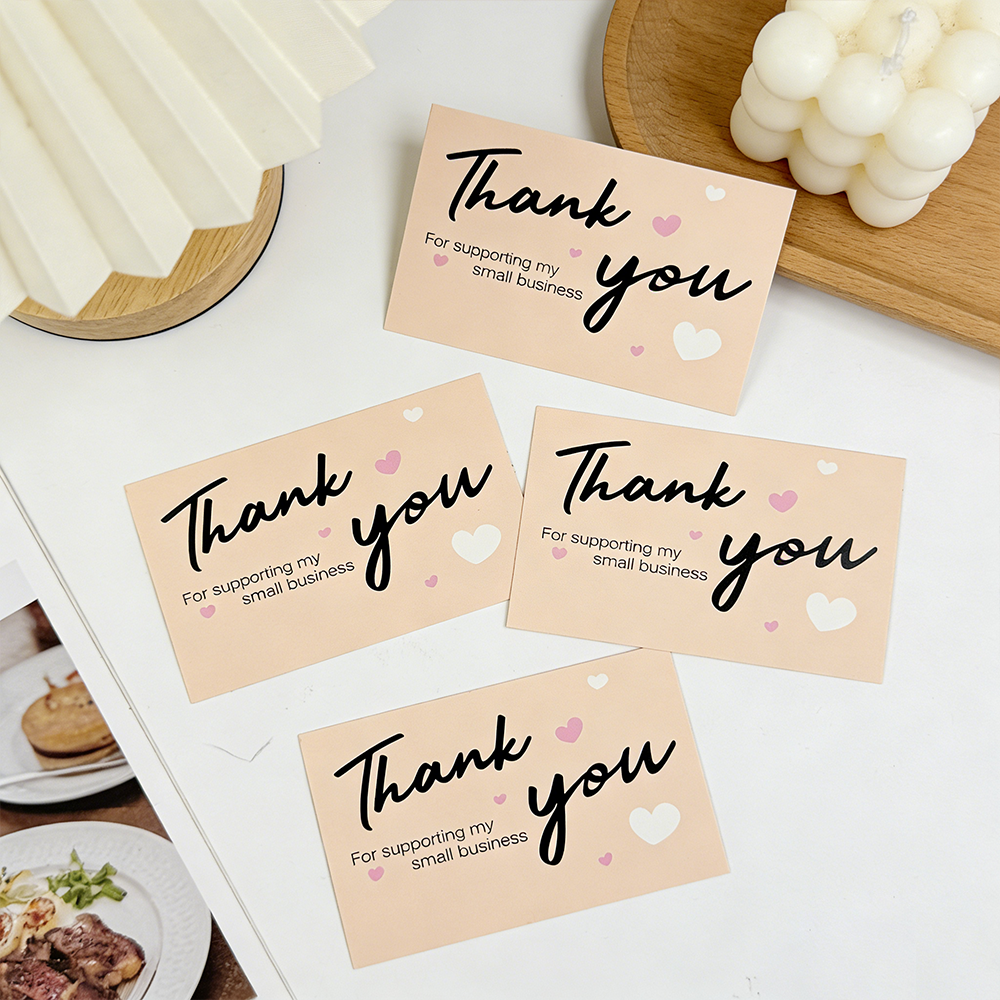 50/100pcs Thank You Cards, for - مراجعة Wedding Supply Online وسعره