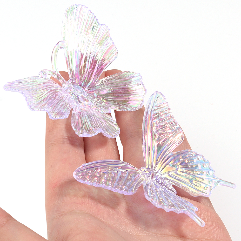 5pcs Acrylic Butterfly Gradien - مراجعة Wedding Decoration Supply وسعره