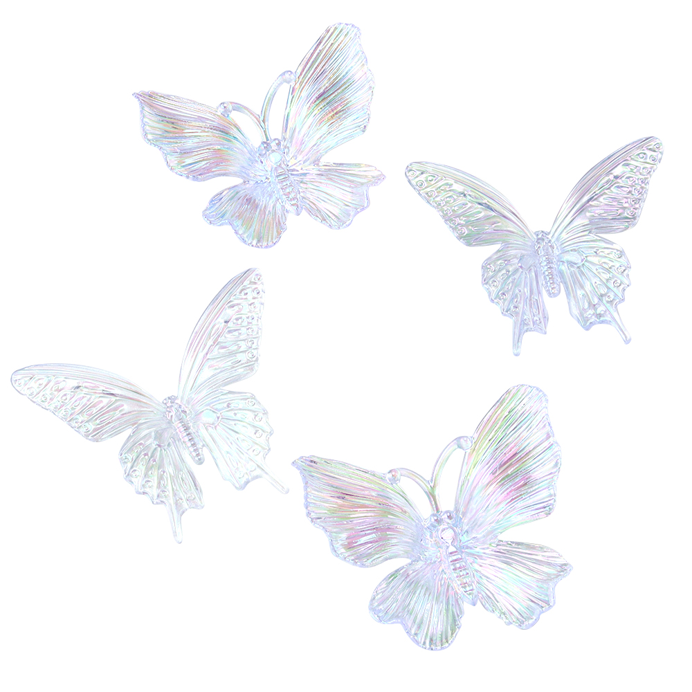 5pcs Acrylic Butterfly Gradien - مراجعة Wedding Decoration Supply وسعره