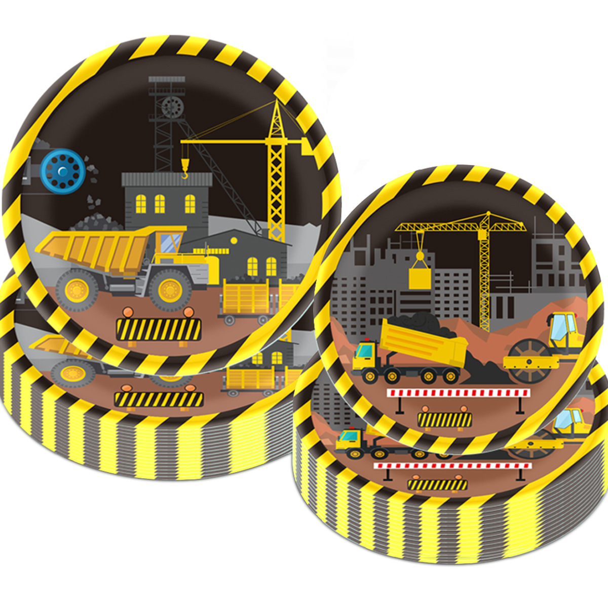 Excavator Themed Plates, Paper - مراجعة Wedding Z وسعره