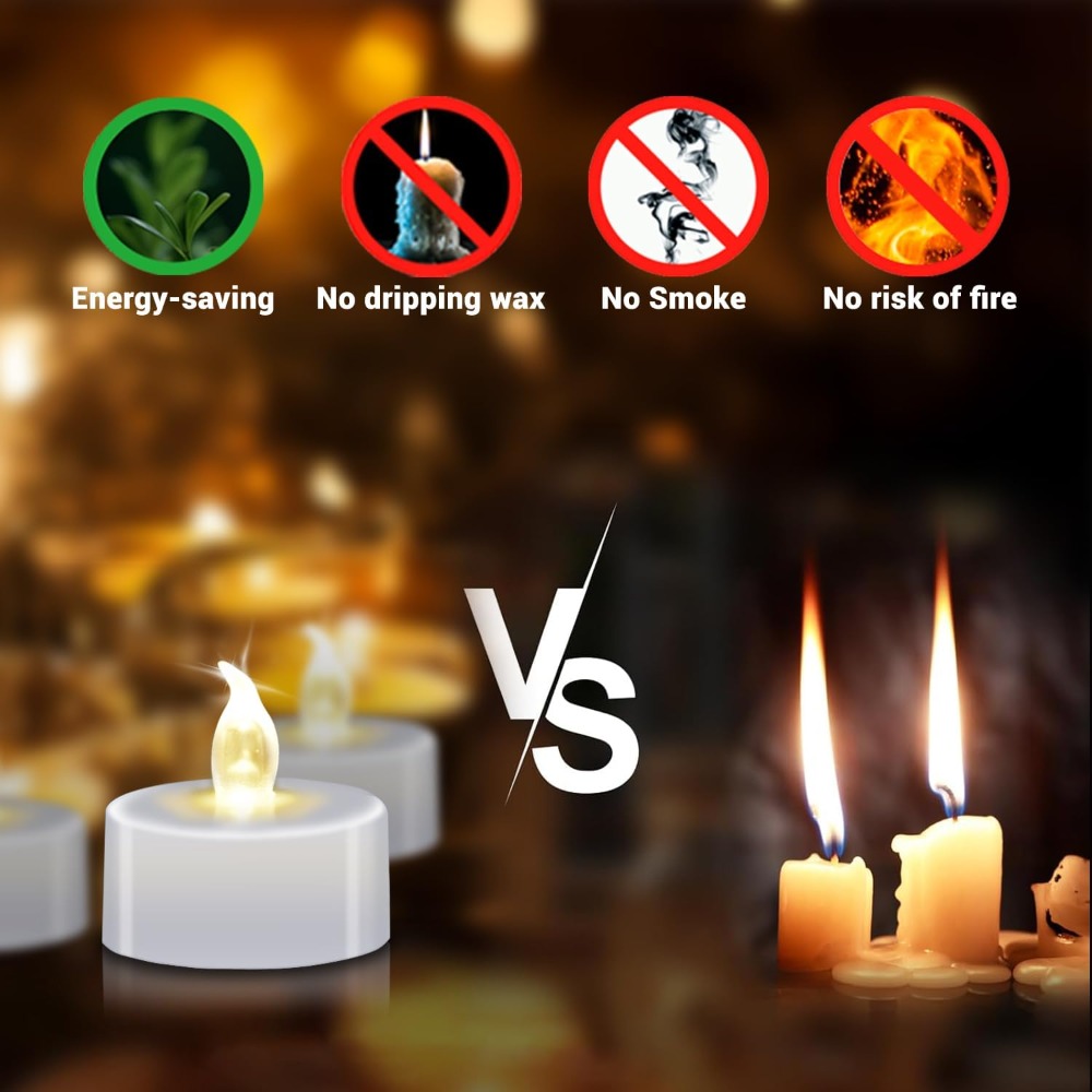 Flameless Battery Operated LED - مراجعة Wedding Decoration Supply وسعره