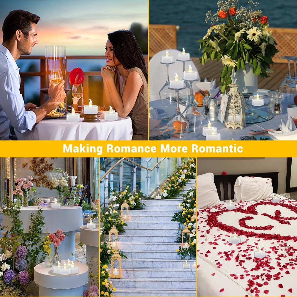 Flameless Battery Operated LED - مراجعة Wedding Decoration Supply وسعره