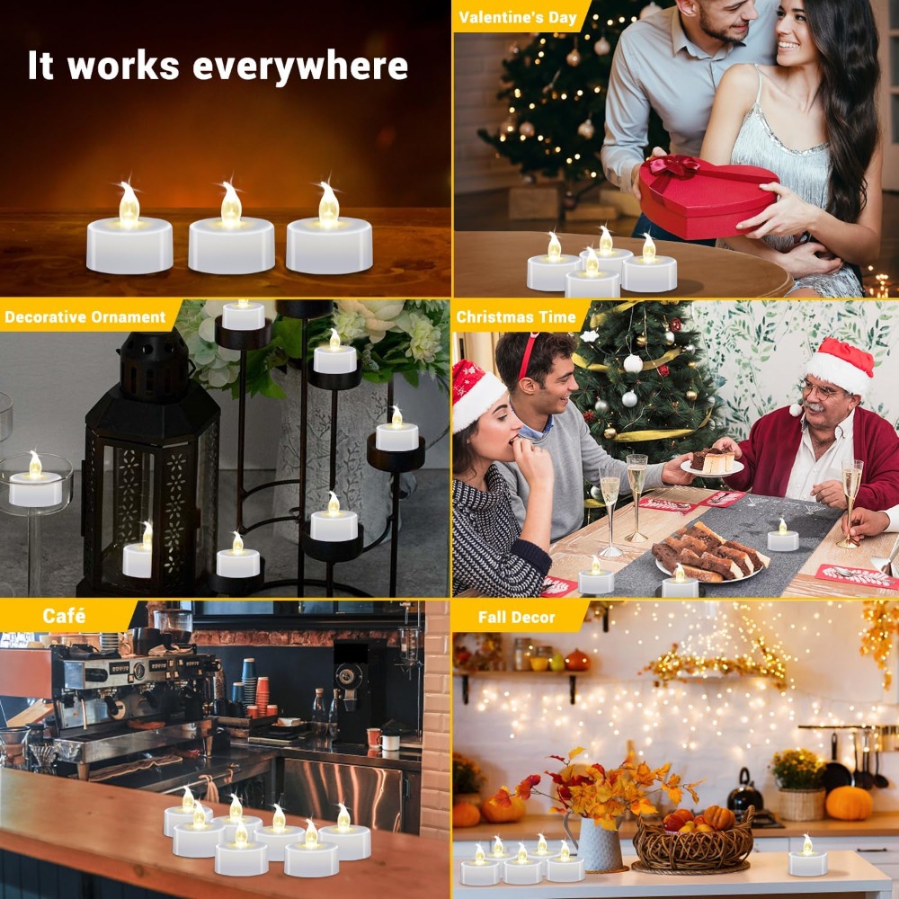 Flameless Battery Operated LED - مراجعة Wedding Decoration Supply وسعره