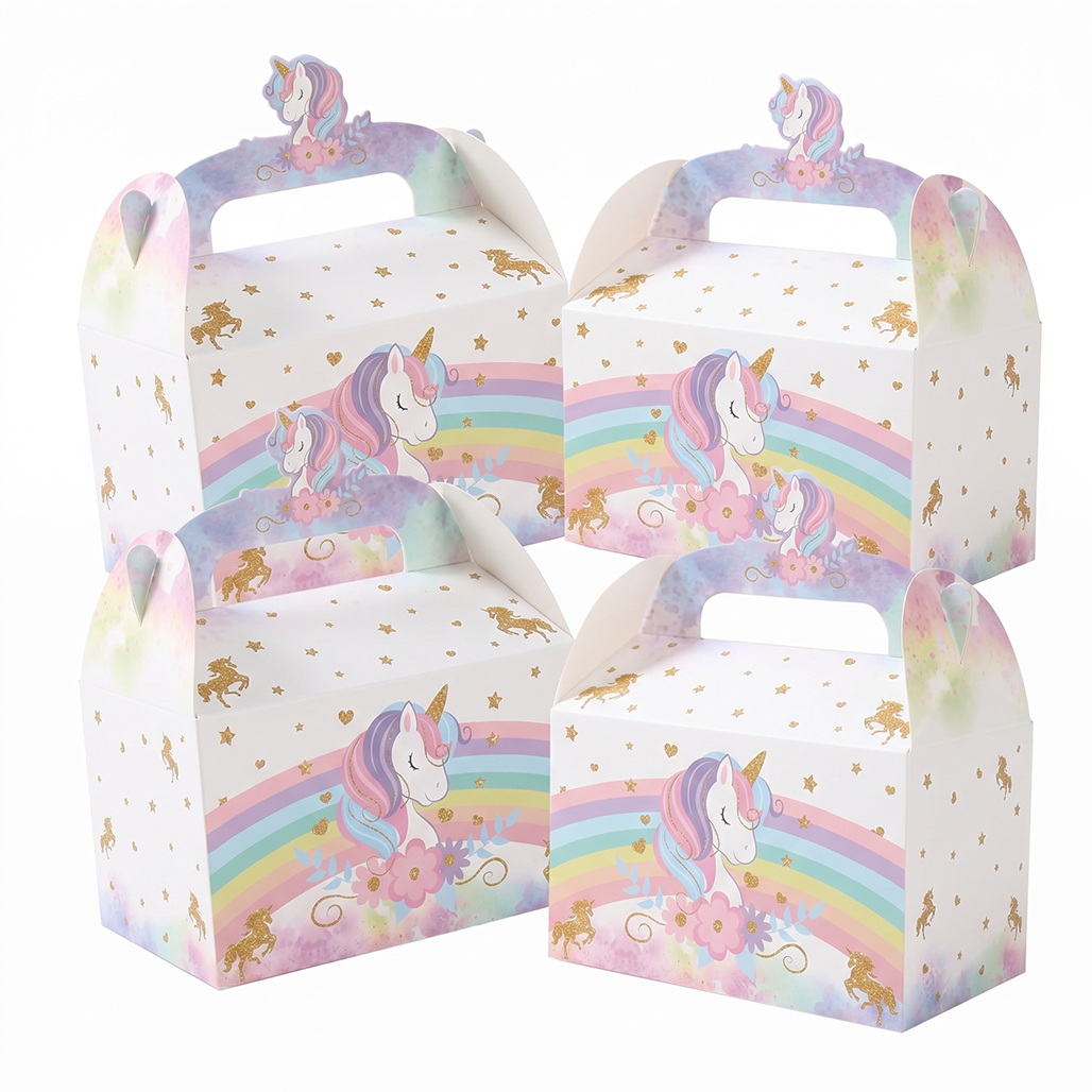 8Pcs Magical Unicorn Gift Boxe - مراجعة Wedding Favor Box وسعره