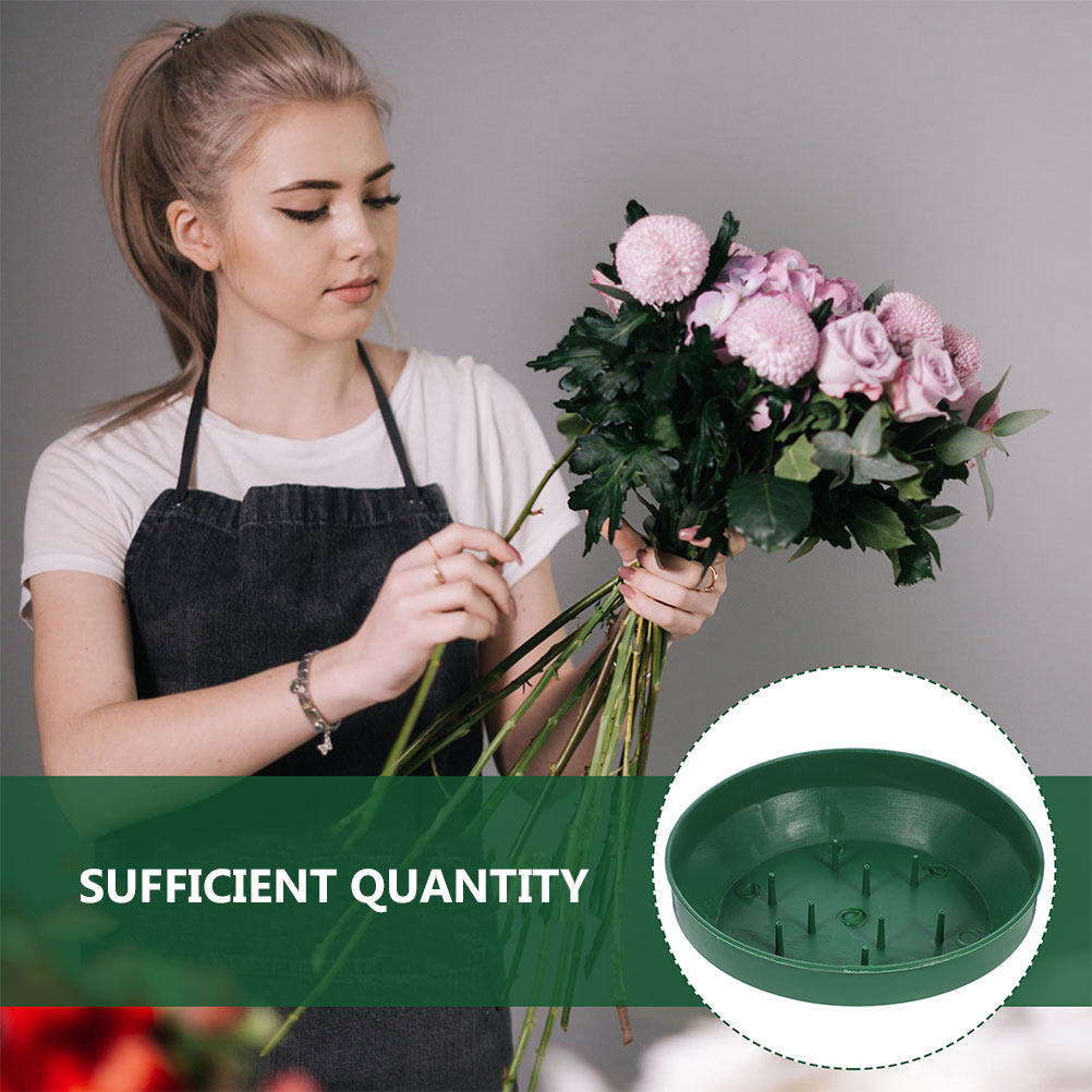 12Pcs Round Pin Plate Floral A - مراجعة Wedding Floral Supply وسعره