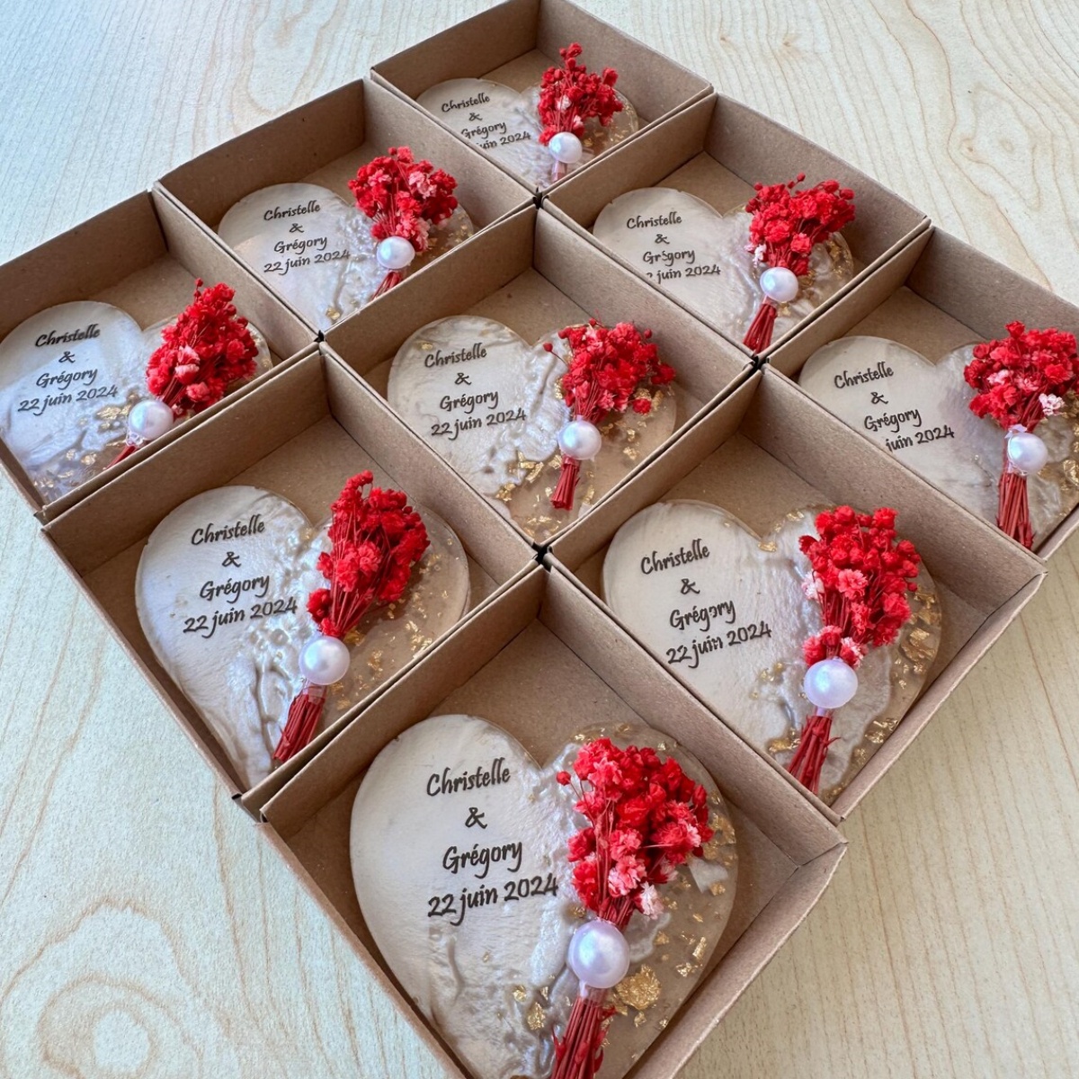 Personalized Magnet Favor for  - مراجعة Wedding Favor Box وسعره