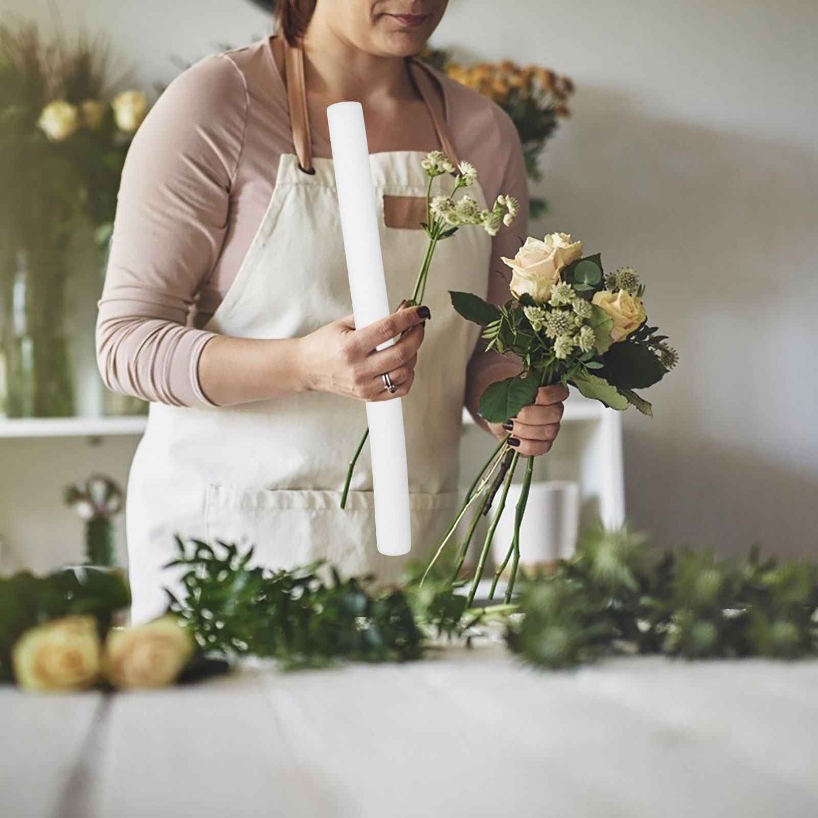 4Pcs Solid Sponge Cylinder Wed - مراجعة Wedding Floral Supply وسعره