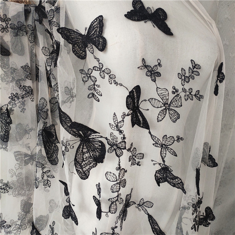 1 Yard 3D Butterfly Embroidery - مراجعة Wedding Water Supply وسعره