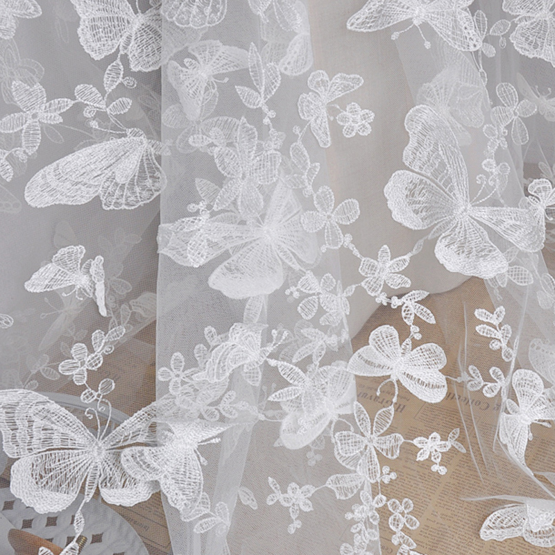 1 Yard 3D Butterfly Embroidery - مراجعة Wedding Water Supply وسعره