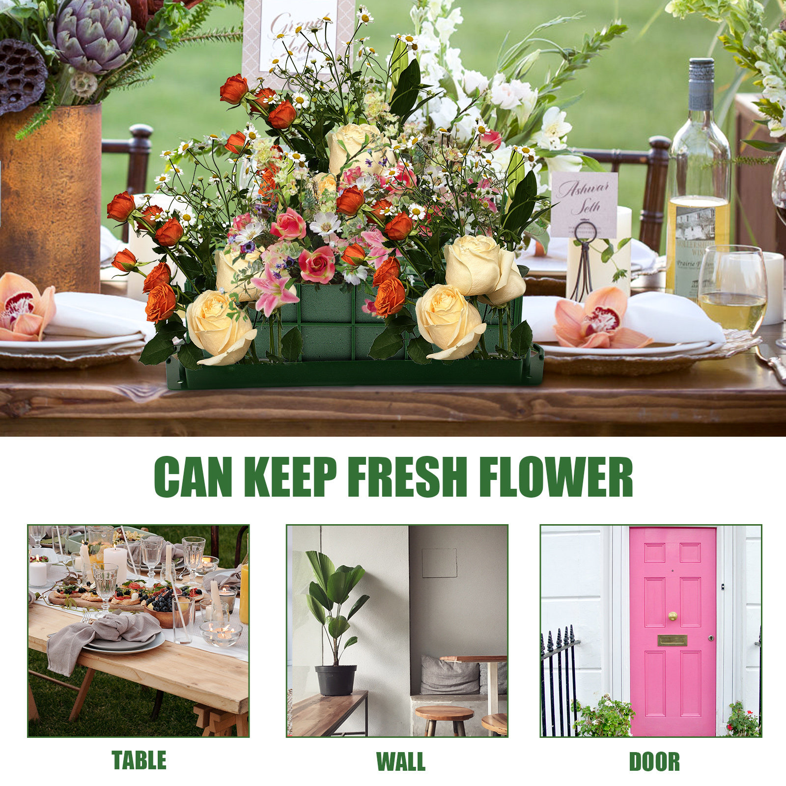2Pcs Floral Foam Cage Fresh Fl - مراجعة Wedding Floral Supply وسعره