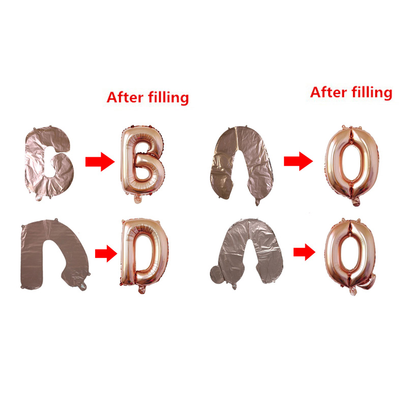 16 32 40 Inch Foil Letter Ball - مراجعة Wedding Z وسعره