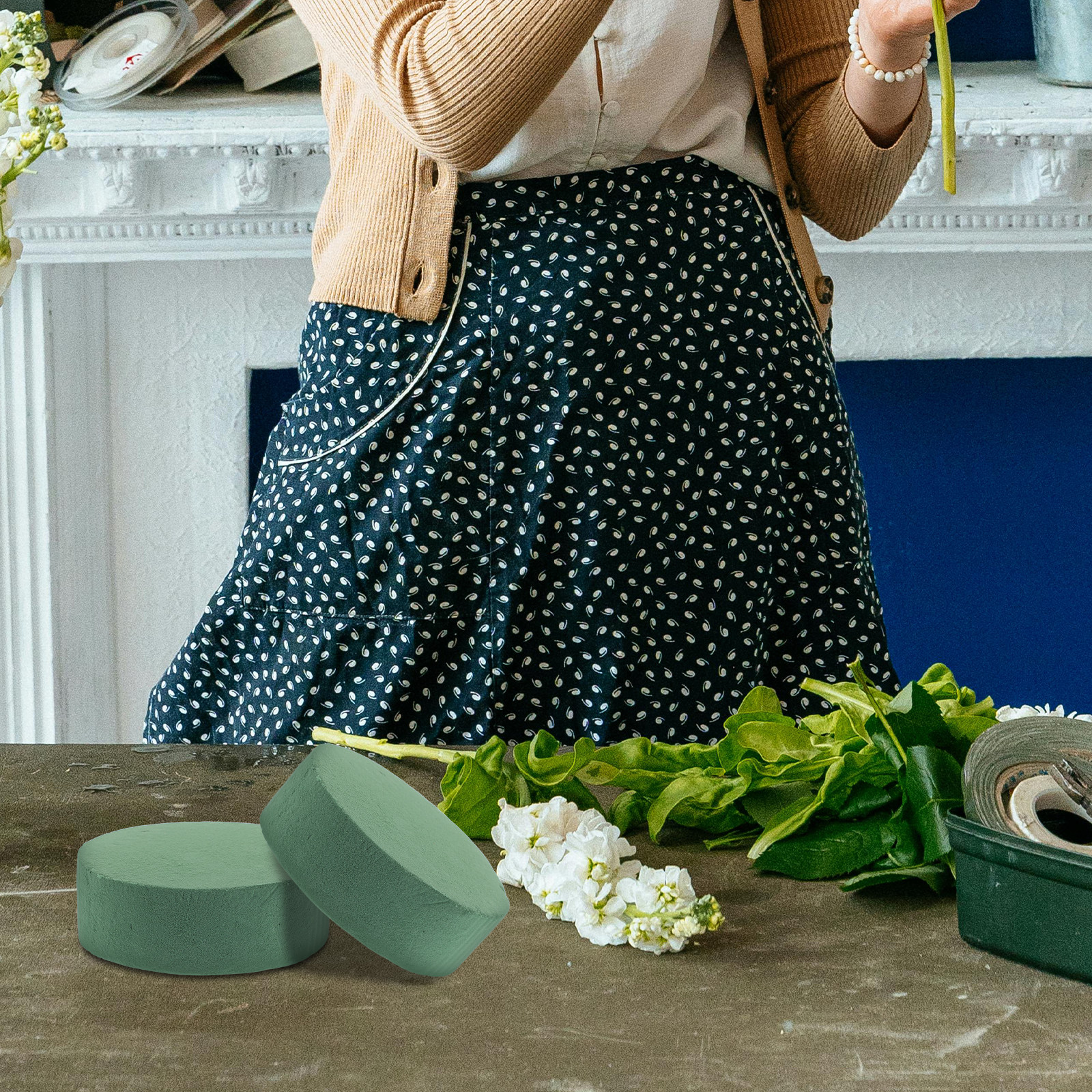 6Pcs Round Floral Foam Blocks  - مراجعة Wedding Floral Supply وسعره