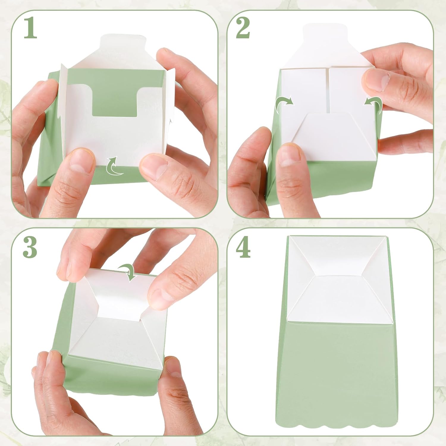 12 pcs  Sage Green Mini Popcor - مراجعة Wedding Favor Box وسعره