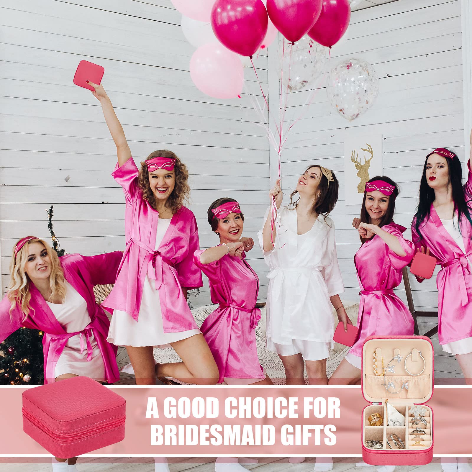 6-50pcs Travel Jewelry Case Br - مراجعة Wedding Favor Box وسعره
