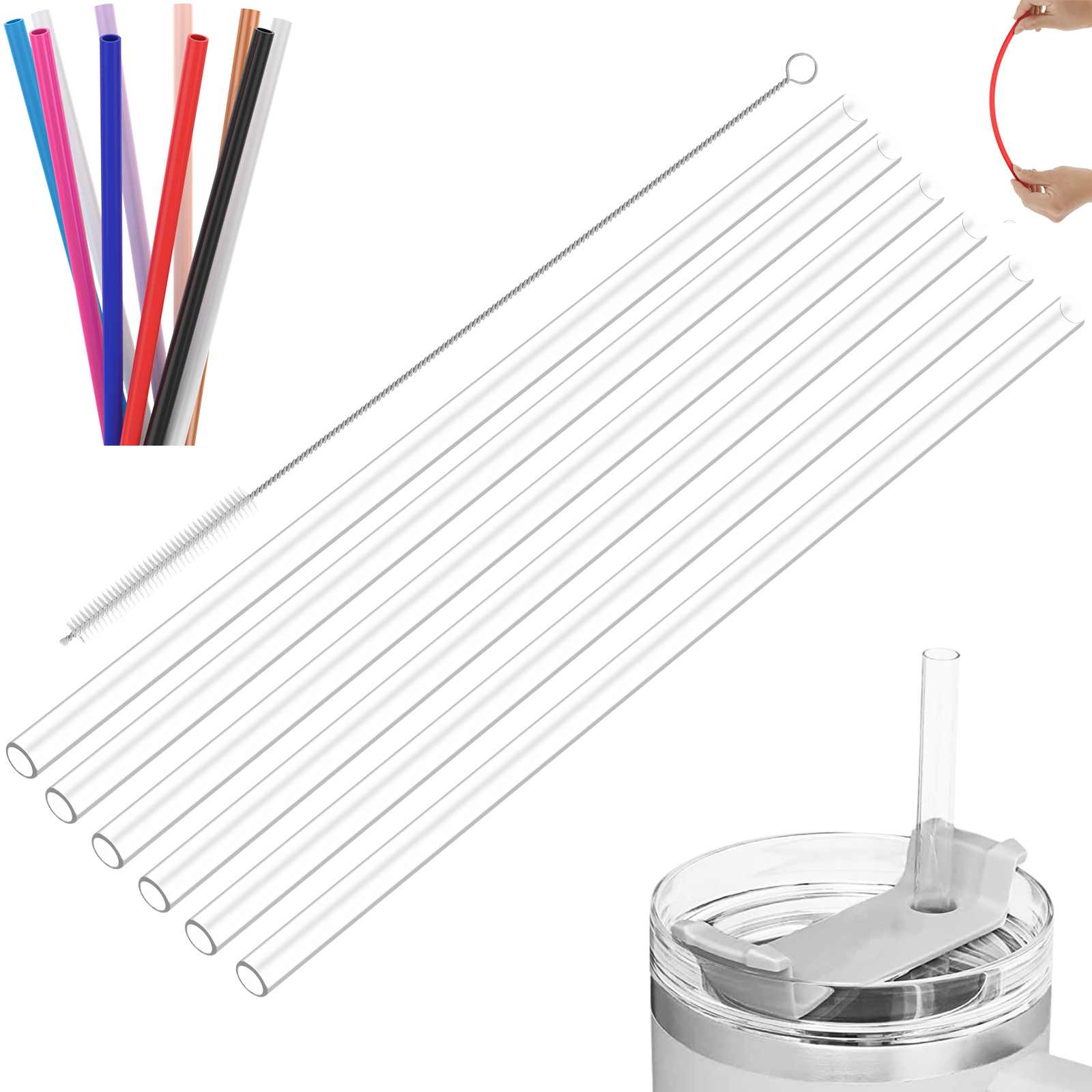 Drinking Straws Smoothie Drink - مراجعة Wedding Water Supply وسعره