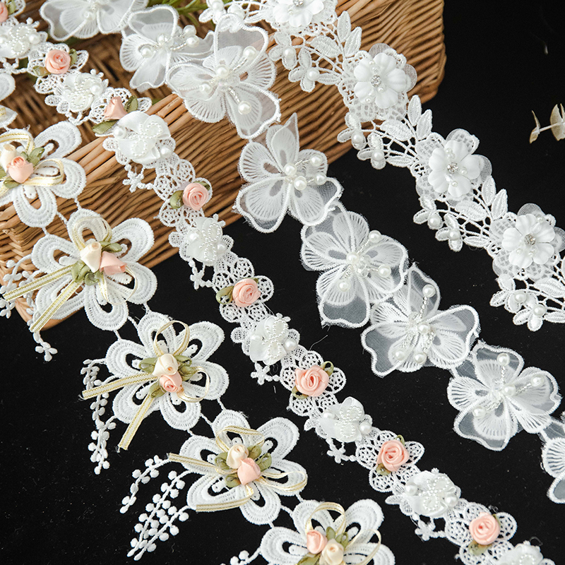 Lace For Crafts 3D Flower Embr - مراجعة Wedding Water Supply وسعره