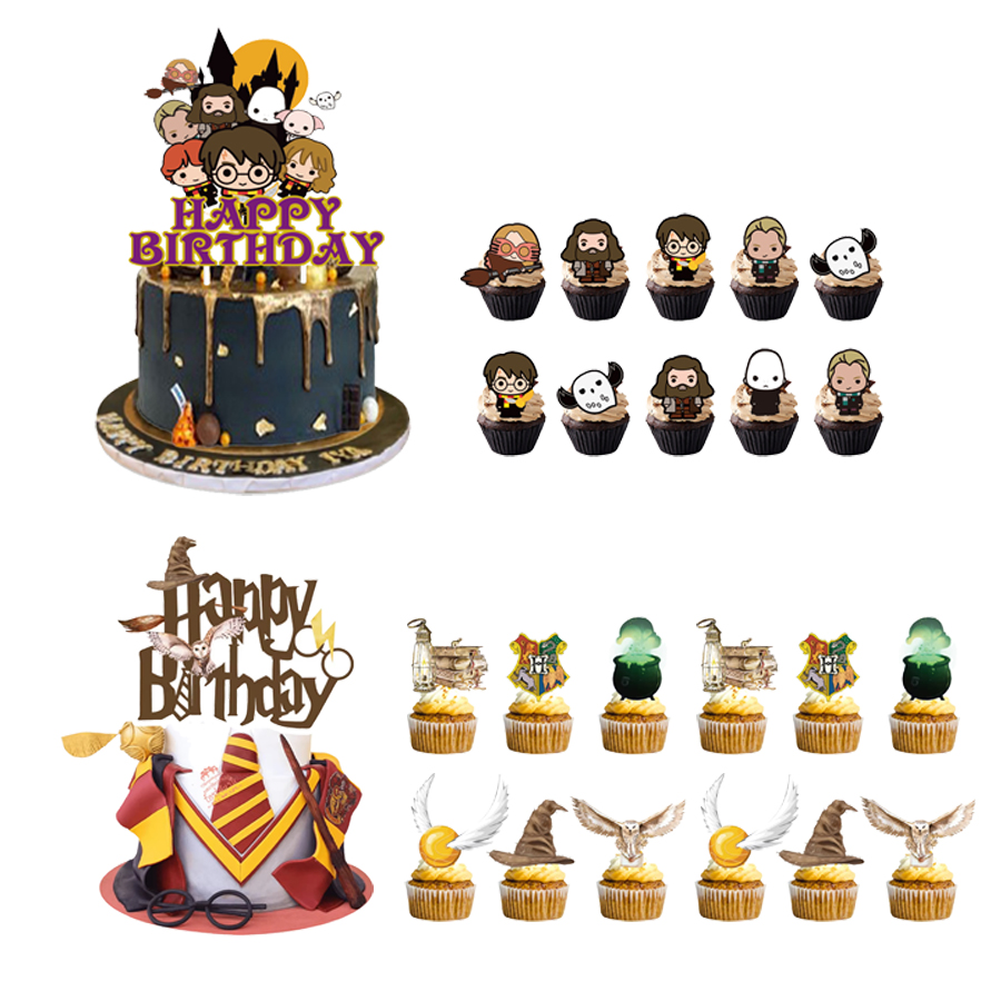 Harry Potter Cake Topper Party - مراجعة Good Supply Wedding Cake وسعره