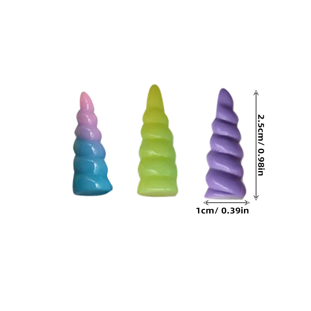 10Pcs Miniature Unicorn Horn R - مراجعة Wedding Decoration Supply وسعره